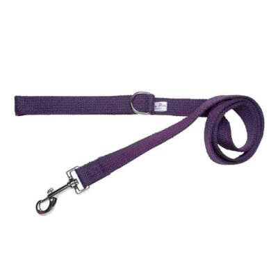 Beau Pets Adjustable Cotton Webbing Lead Purple 25 Mm X 180cm