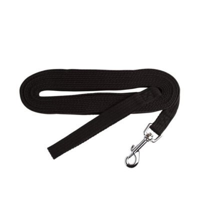 Beau Pets Webbing Training Lead - Black  20 Mm X 5metres