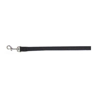 Beau Pets Double Nylon - Black Lead  20 Mm X 245cm