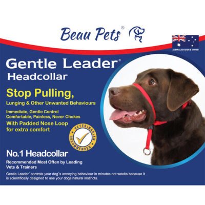 Beau Pets Gentle Leader Headcollar For Dogs - Black 1 X Xlarge
