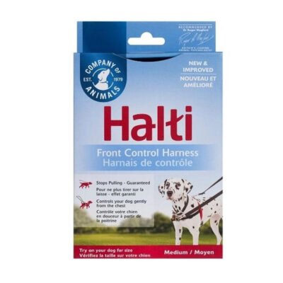Halti - Front Control Harness - Red/Black - Medium 1 Pack