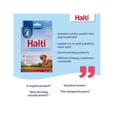 Halti - Front Control Harness - Red/Black - Large 1 Pack