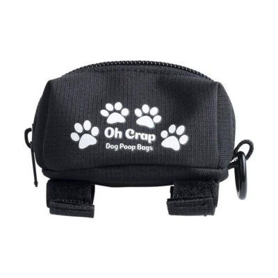 Oh Crap - Dog Poop Bag Holder - Black 1 Pack