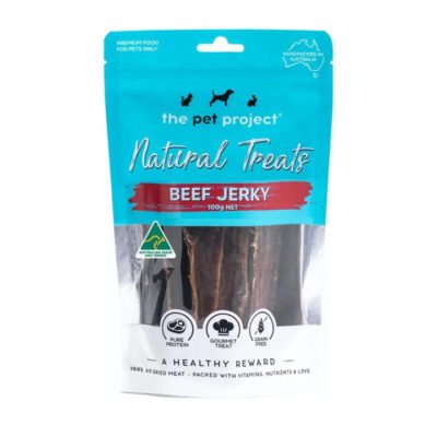 The Pet Project Beef Jerky Dog Treats  100 Gm
