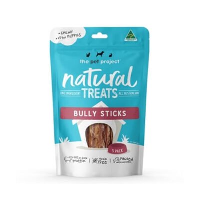 The Pet Project Natural Treats - Bully Sticks  5 Pack