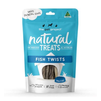 The Pet Project Natural Treats - Fish Twists 100 Gm