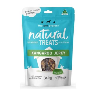The Pet Project Natural Treats - Kangaroo Jerky 100 Gm