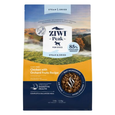 Ziwi Peak Steam & Dried Cage-Free Chicken With Orchard Fruits Dog Food 3.2 Kg