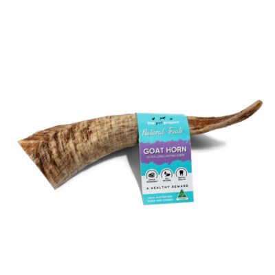 The Pet Project Natural Dog Treats Goat Horn (15-20cm)  1 Pack