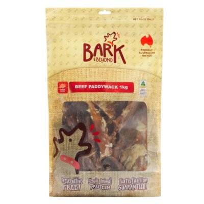 Bark & Beyond Beef Paddywack Dog Treat  1 Kg