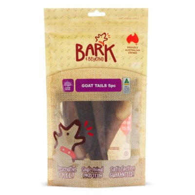 Bark & Beyond Goat Tails Dog Treats  5 Piece