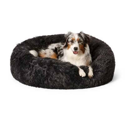 Snooza Calming Cuddler Dog Bed Charcoal M